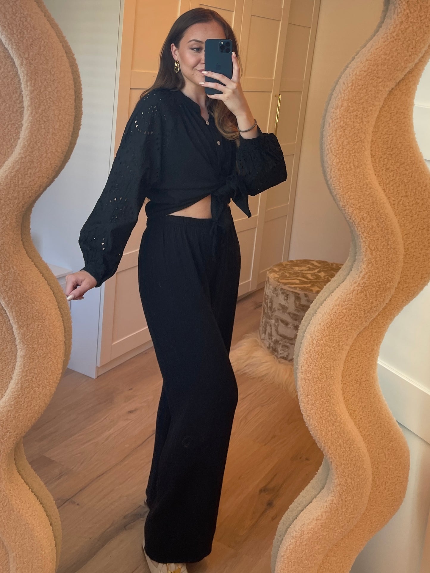 Bodhil Blouse - Zwart