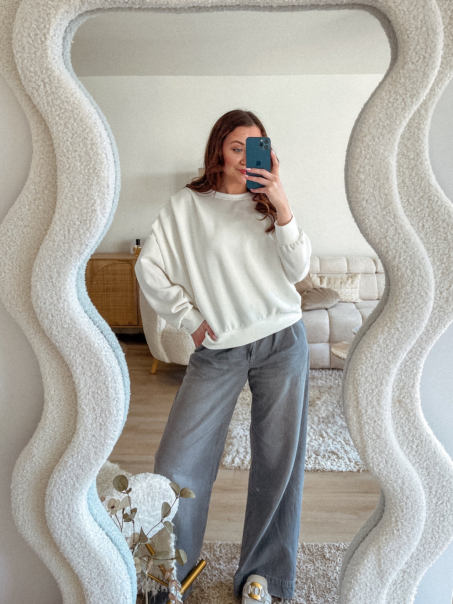 SOFT SWEATER - WIT