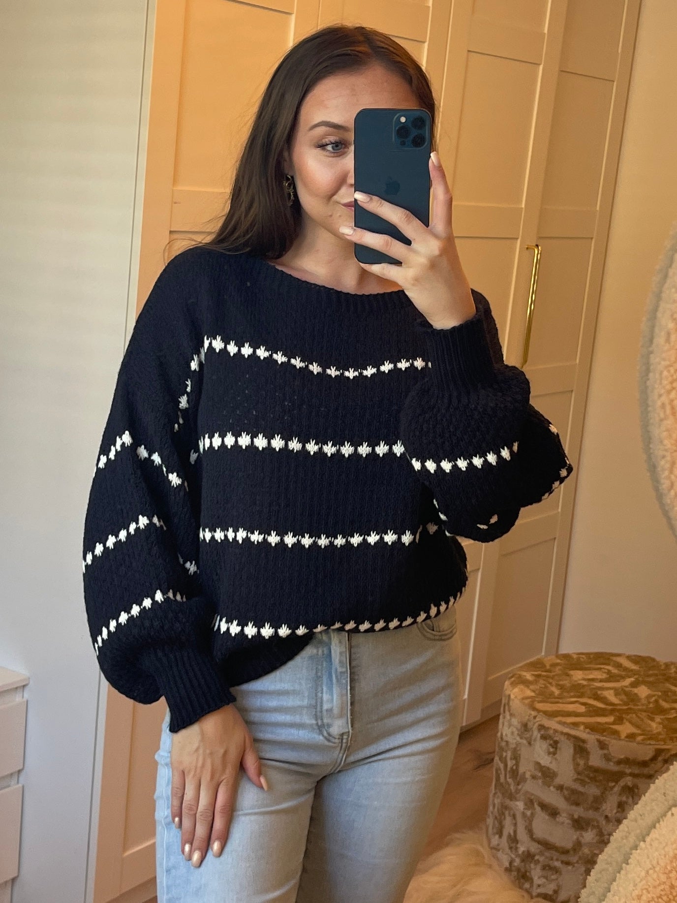 Maeve sweater - Navy Blue