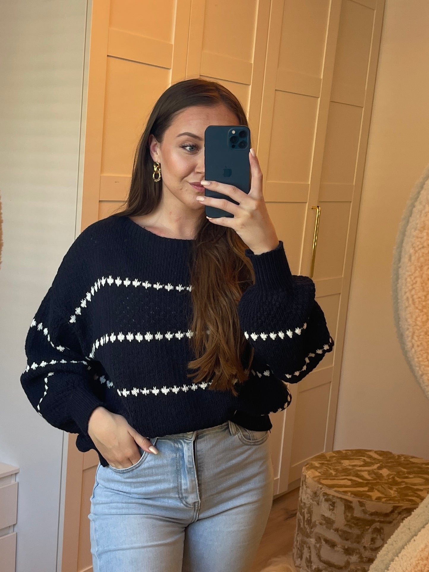 Maeve sweater - Navy Blue