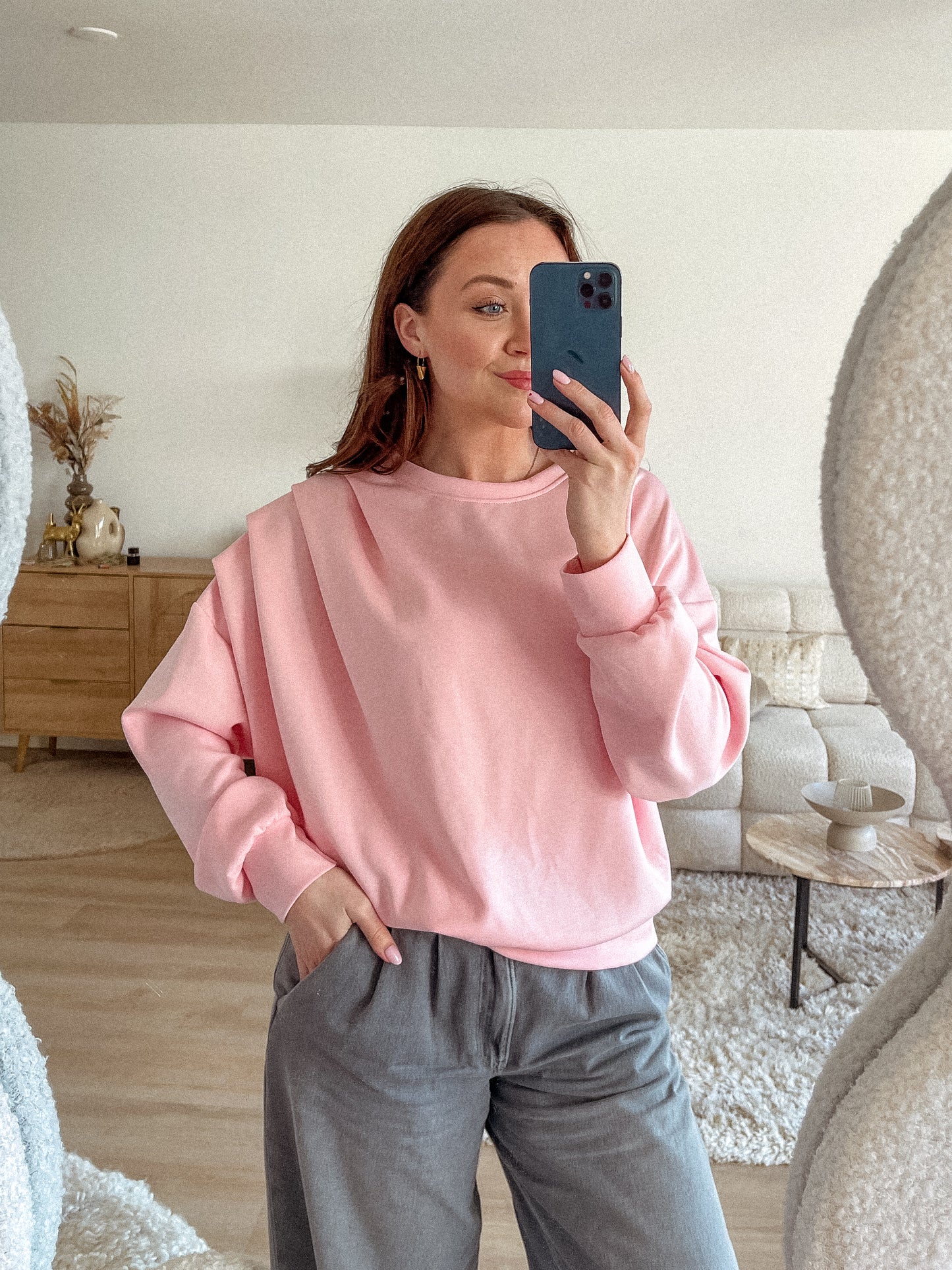 SOFT SWEATER - ROZE