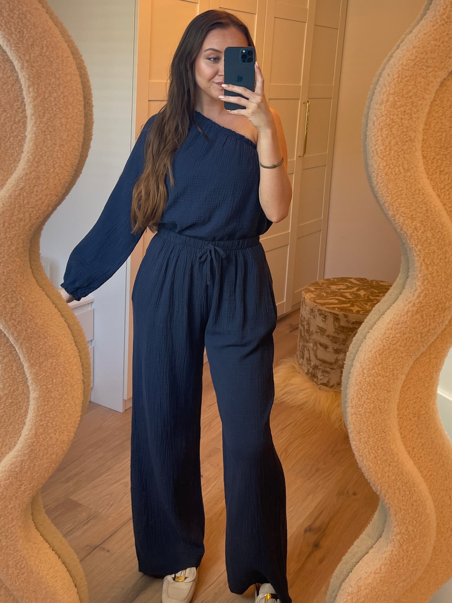 Novie Pants - Navy Blue