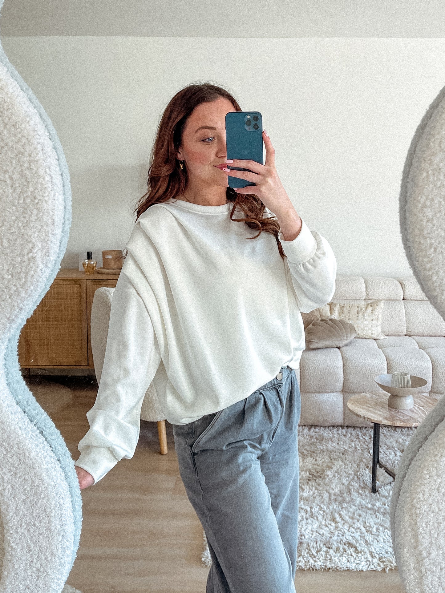 SOFT SWEATER - WIT