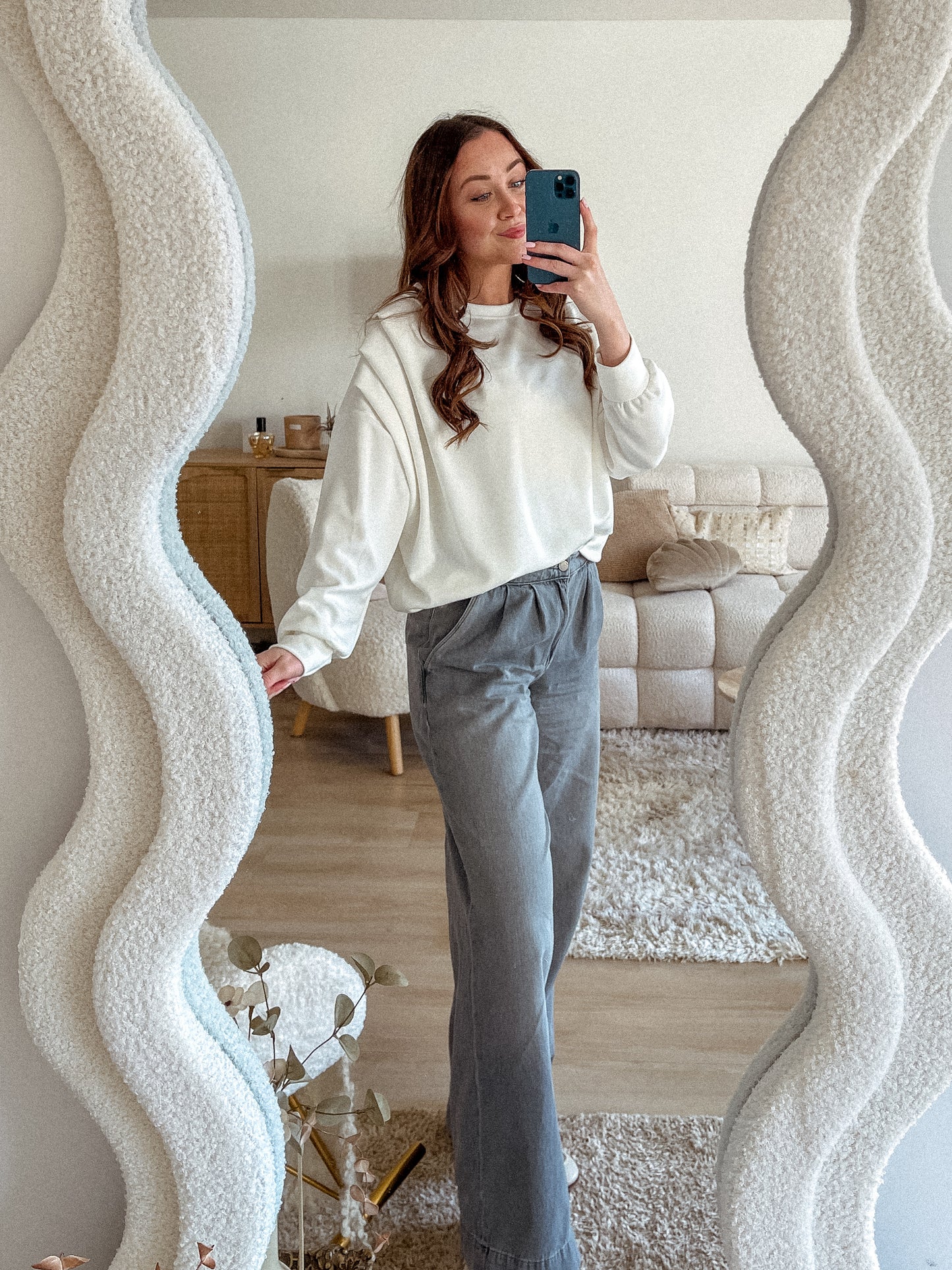 SOFT SWEATER - WIT
