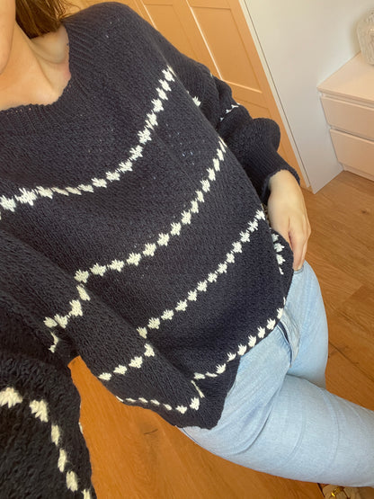 Maeve sweater - Navy Blue