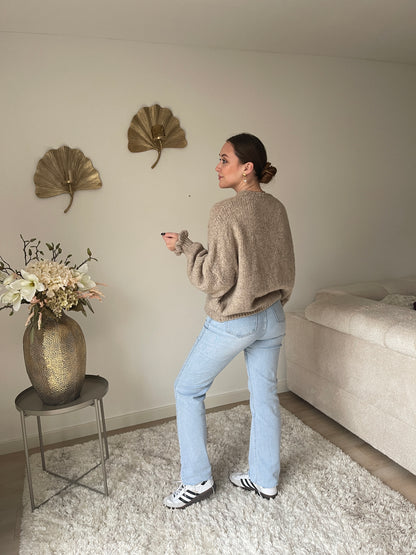 Vlinder Knit - Zandkleur