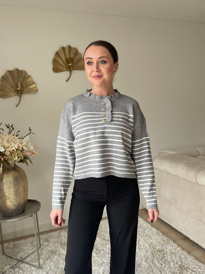 Khloé Sweater - Grijs