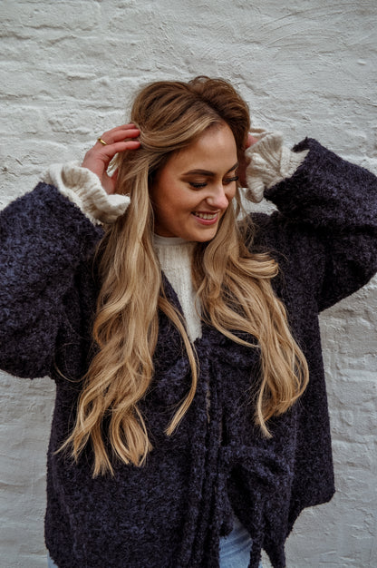 MILA JACKET - NAVY