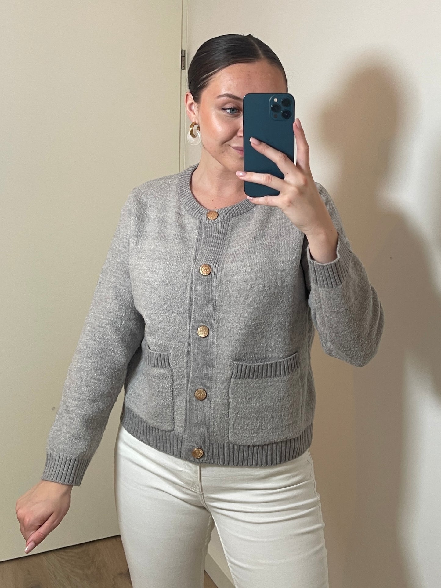 Kate Vest - Grijs