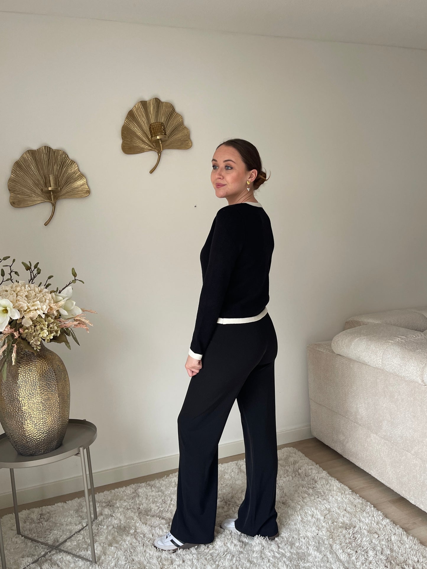 Katie Vest - Zwart Wit