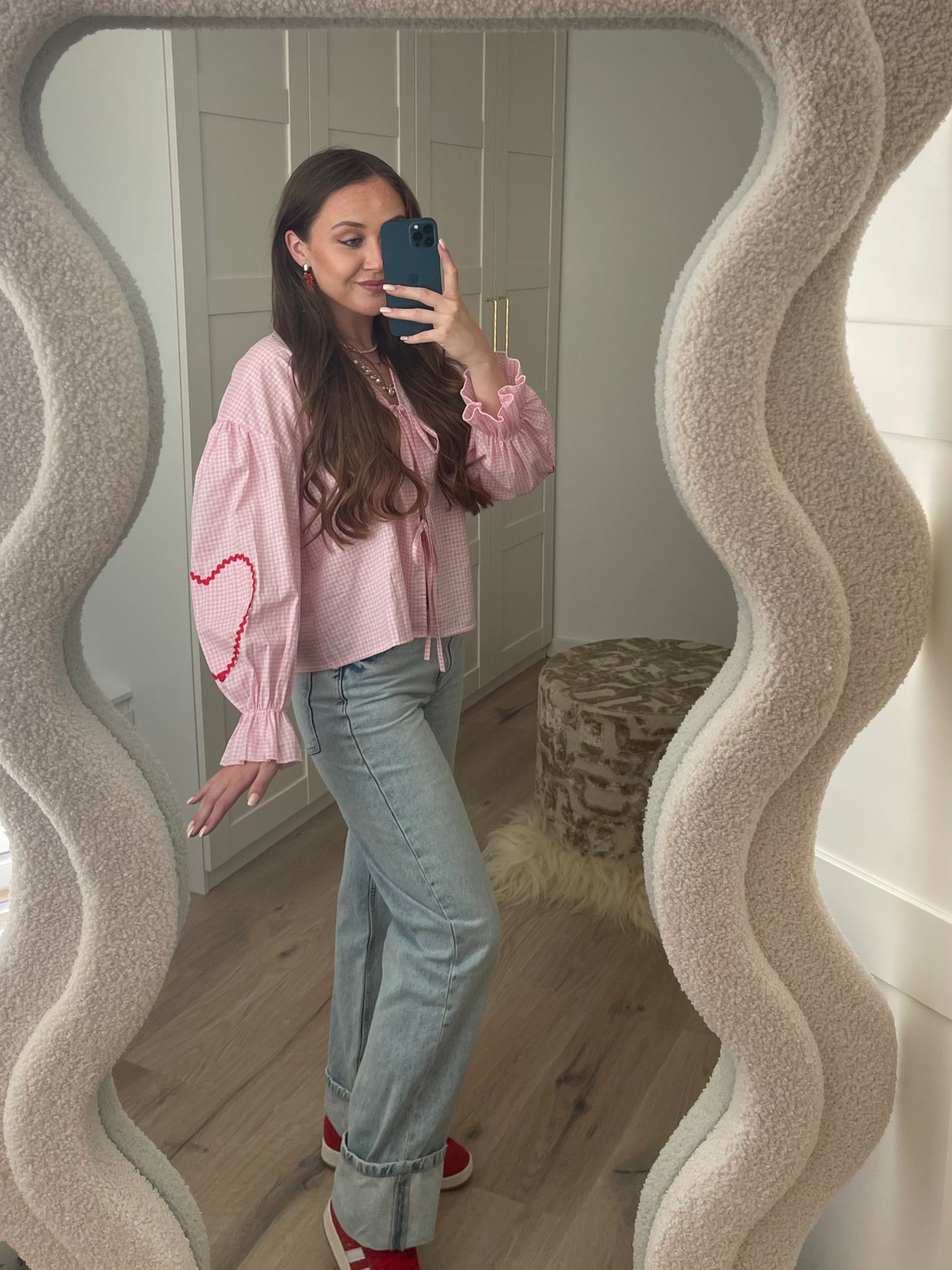 Heart Blouse - Roze