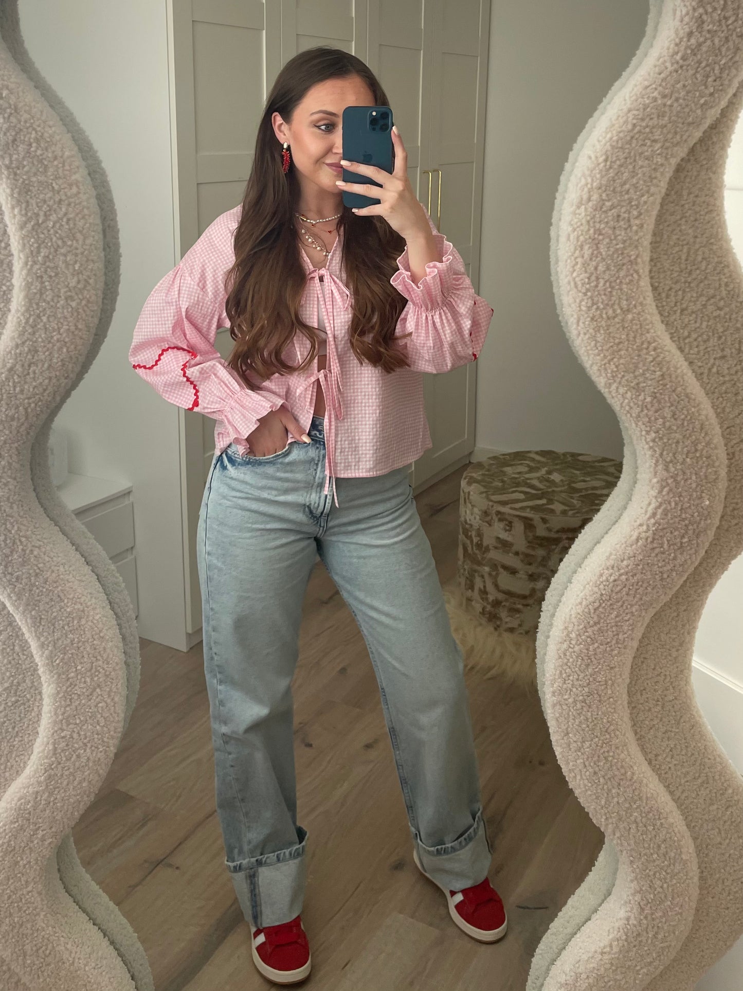 Heart Blouse - Roze