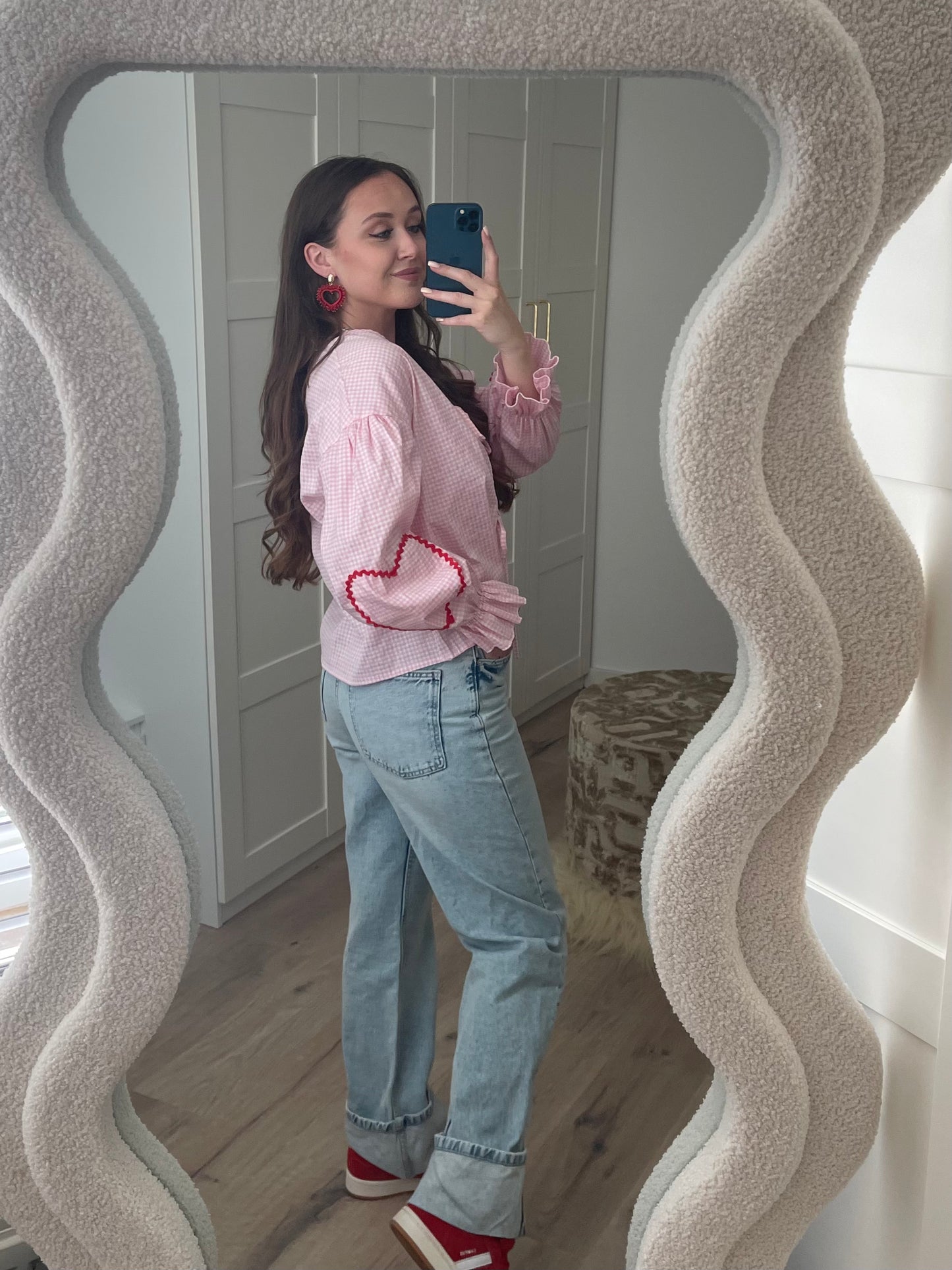 Heart Blouse - Roze