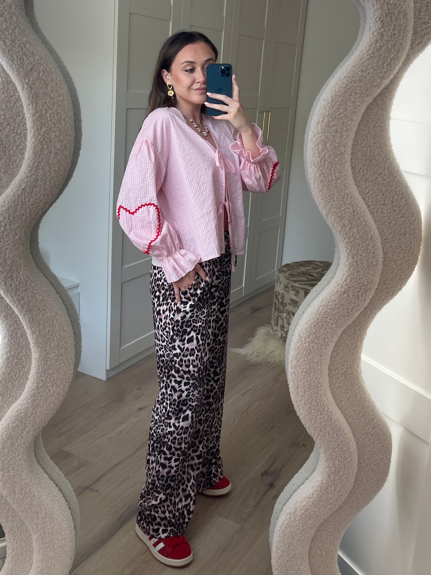 Heart Blouse - Roze